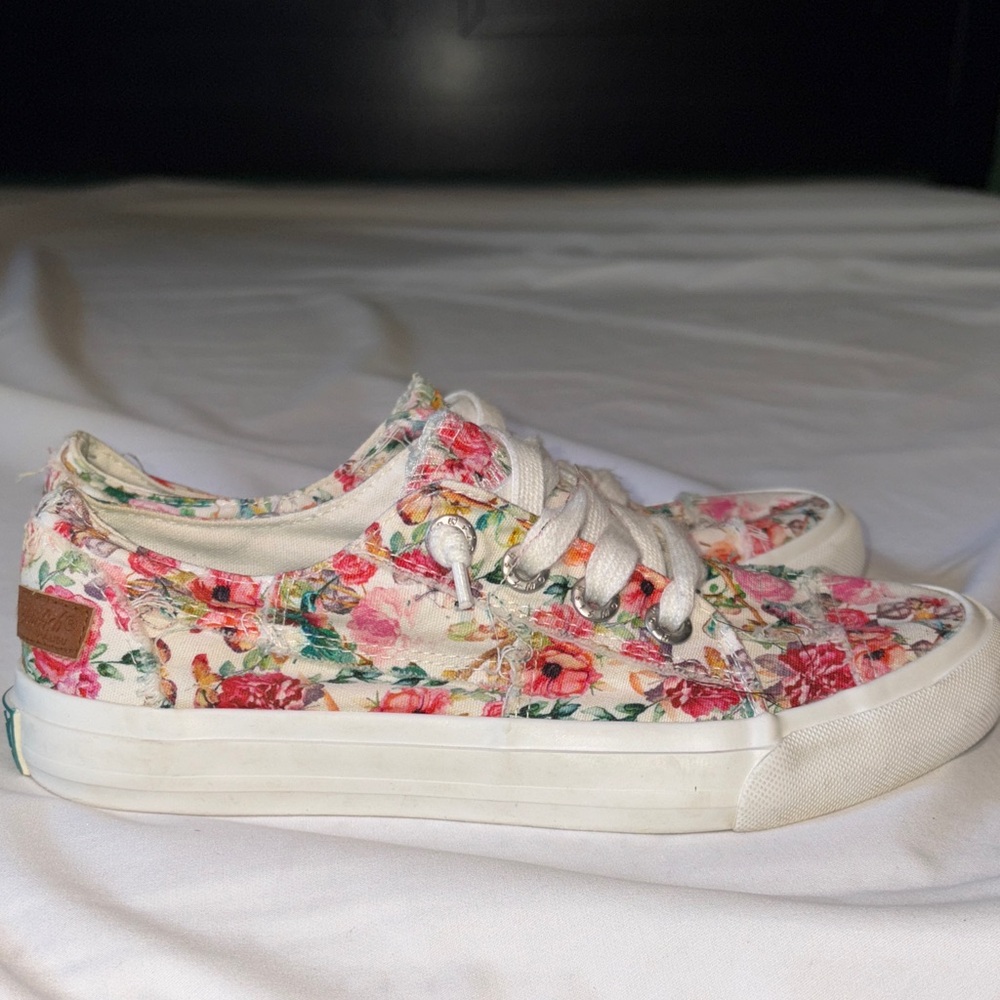 Floral Canvas Blowfish Sneakers